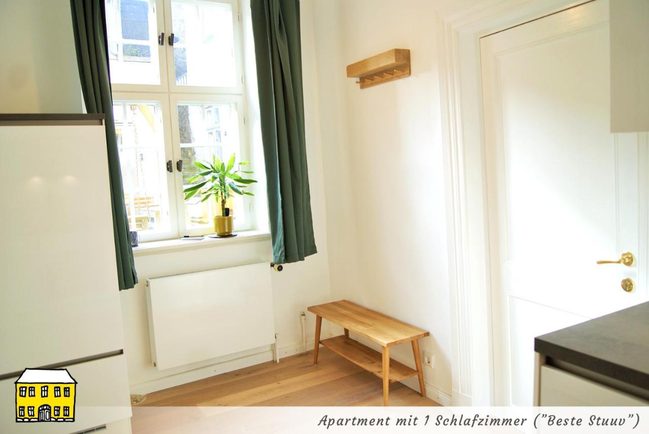 Das Gelbe Haus - Drei Besondere Ferienwohnungen Flensburgo Exterior foto
